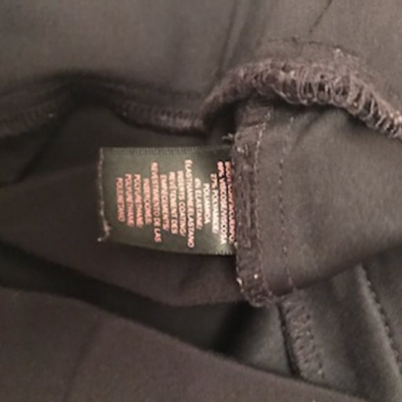 🍁5/30$!! Victoria's Secret Straight Leg Leather Detail Pants - Picture 3 of 11